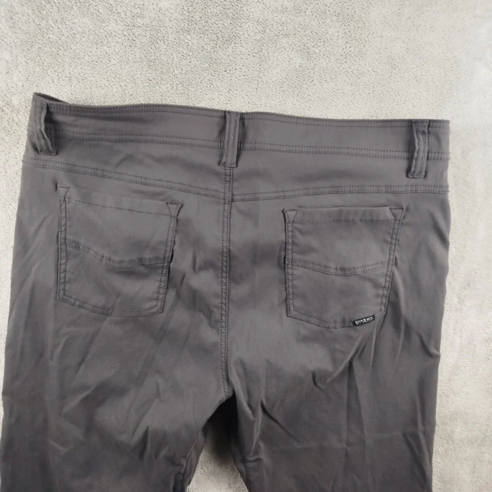 Prana‎ Brion Pants Men's 38x30 Slim Fit Chacoal Gray Hiking Gorpcore Climbing
